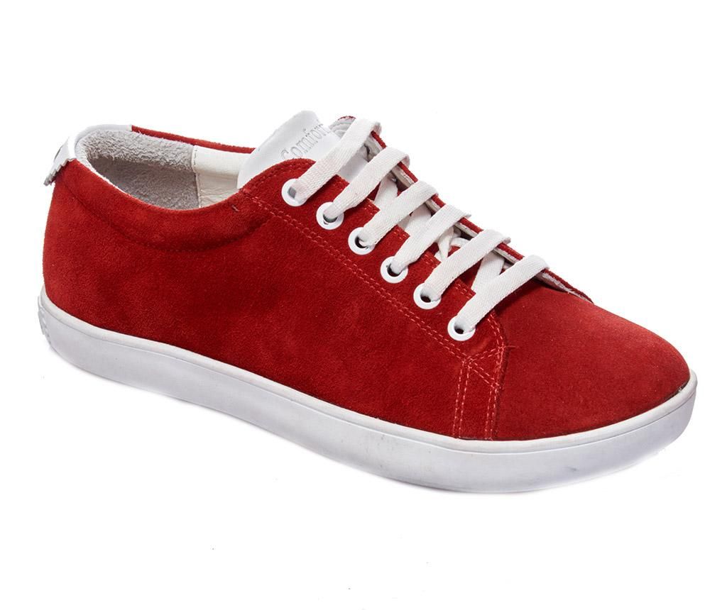 Pantofi sport dama Sorana Red Nubuck 36 – Comfortfüße, Rosu Comfortfüße